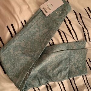 Gymshark adapt seamless leggings, light green